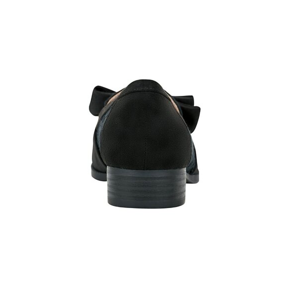 Bandolino Women's Lindio Bow Slip on Tailored Loafers - Picture 2 of 3